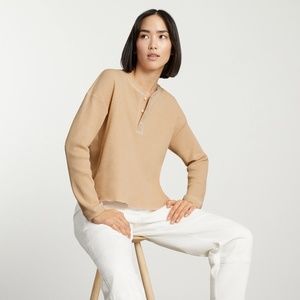 [NWT] Everlane The Organic Cotton Waffle Henley